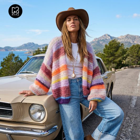 Knitting Kit – Light Mohair Cardigan Sasha No.12 (ENG-NL-DE)