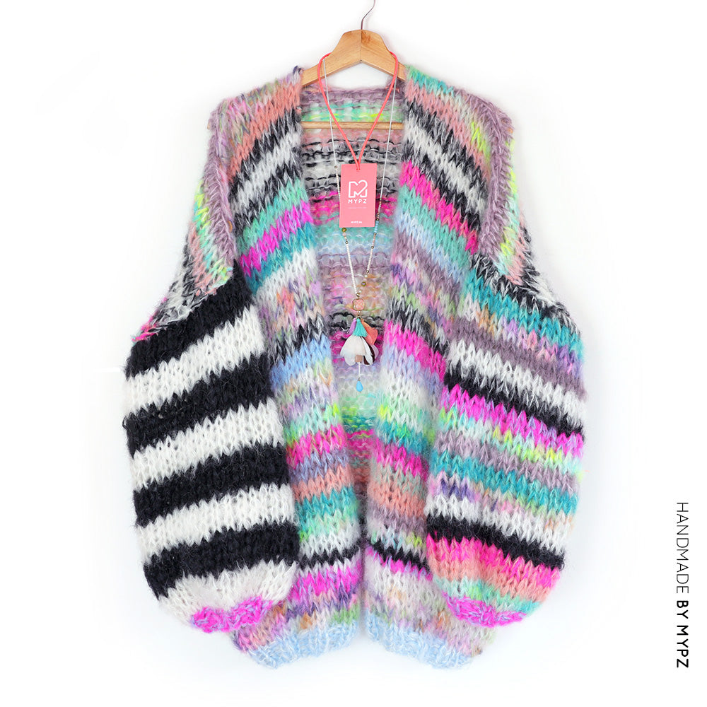 Knit pattern – MYPZ Chunky Mohair Cardigan Indian Summer No.15 (ENG-NL-DE-NO)