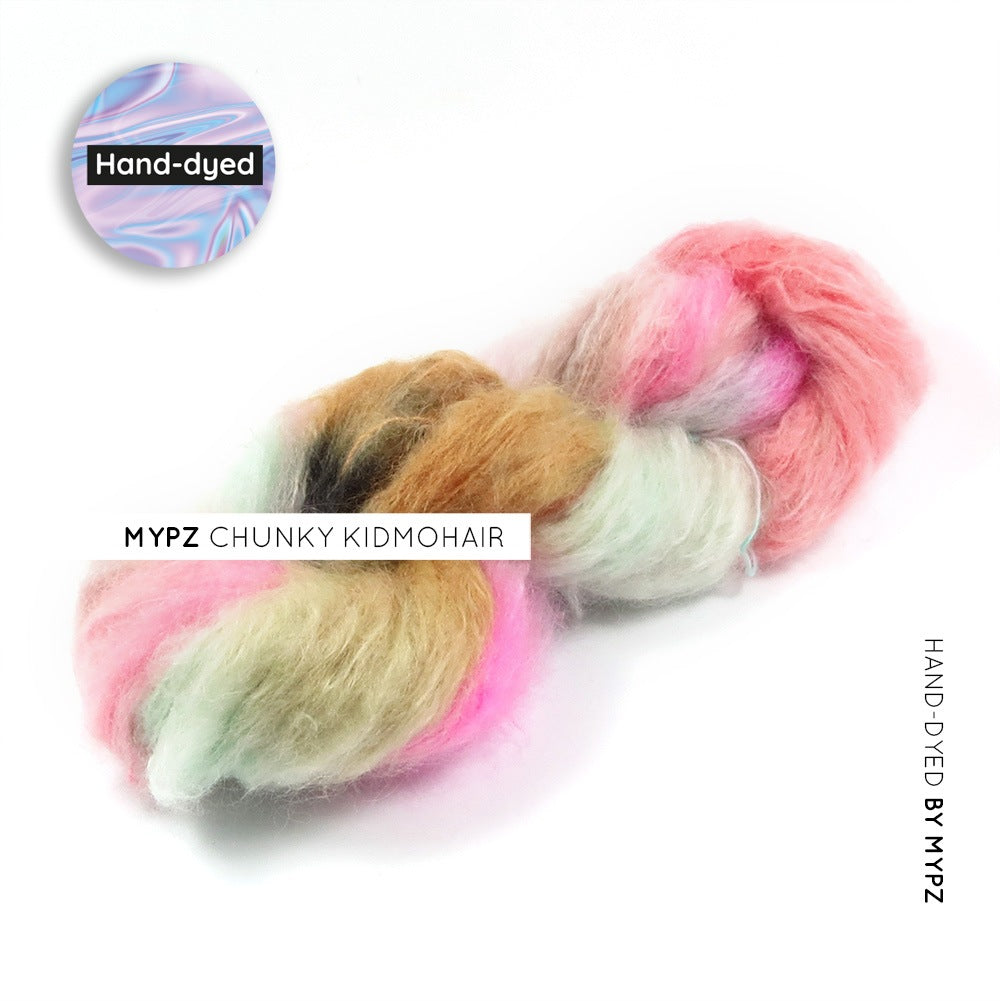 MYPZ chunky kidmohair Brighter Days hand dyed