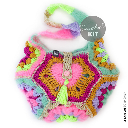 Crochet kit - MYPZ Happiness bag (ENG-NL-DE)