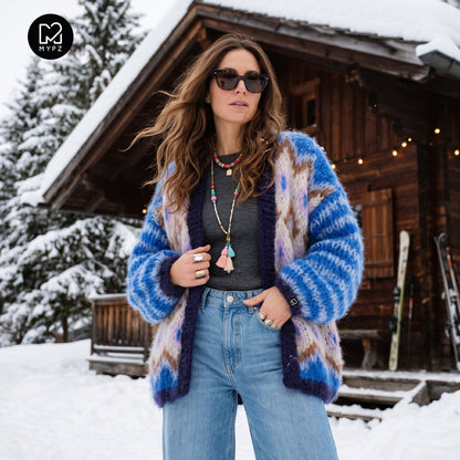 Knit pattern – Chunky Mohair Jacket Alpine Breeze No.12 (ENG-DE-NL-ES-FR-IT-DA-SV-NO)