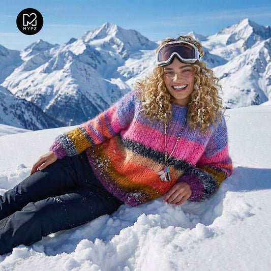 Knitting Kit – MYPZ Basic Chunky Pullover Candy Heat No15 (ENG-NL-DE)