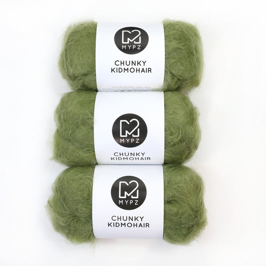 MYPZ Chunky Kidmohair DK Moss Green