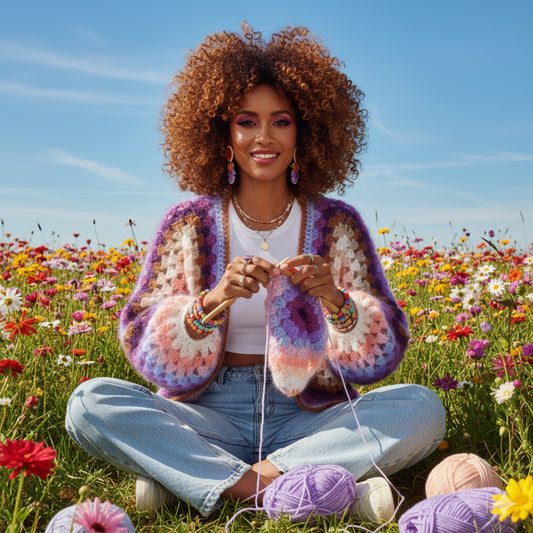 Crochet pattern - MYPZ Hexagon Cardigan Elise (ENG-NL-DE)