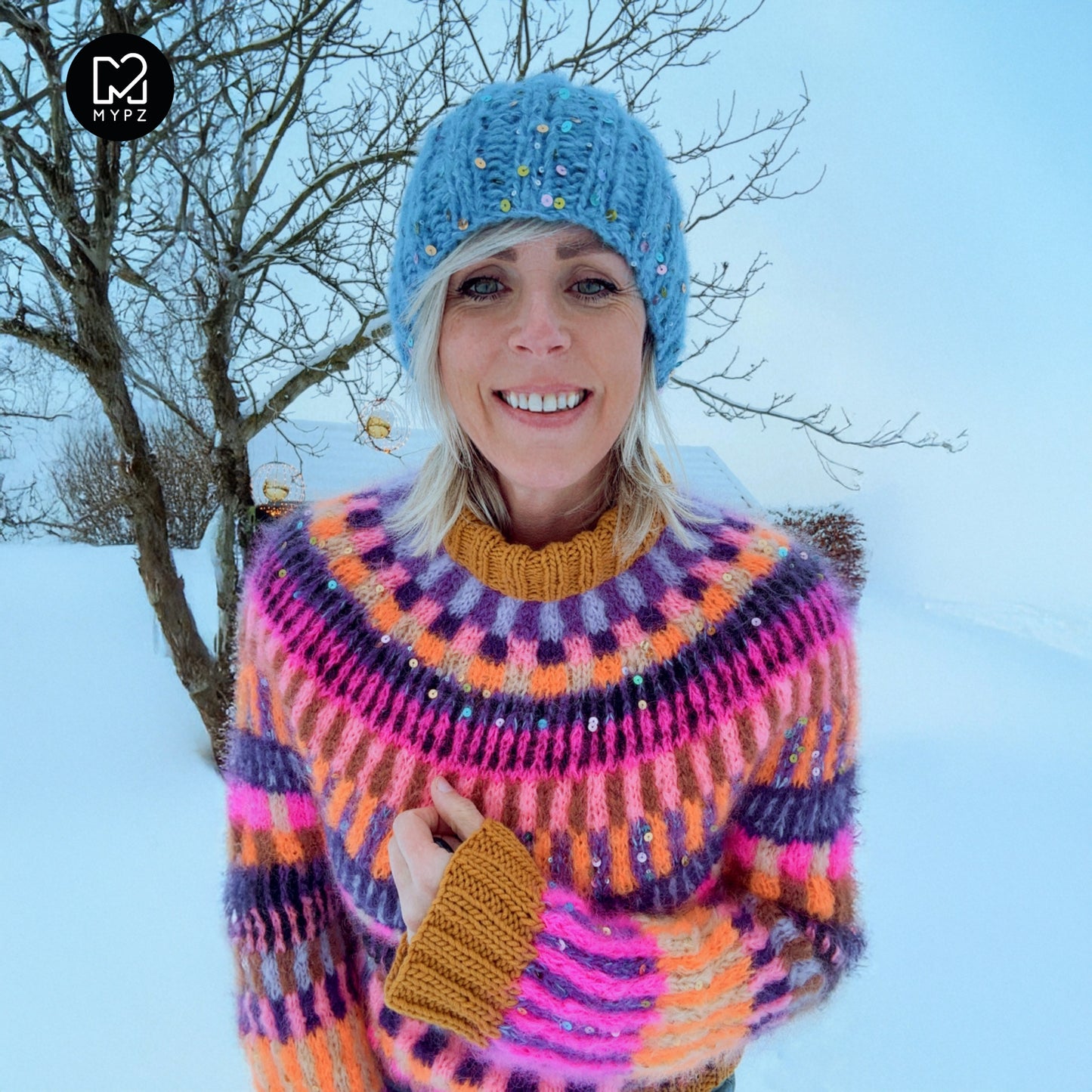 Knitting Kit – MYPZ top-down sweater Boho Firefly No6 (ENG-NL-DE)