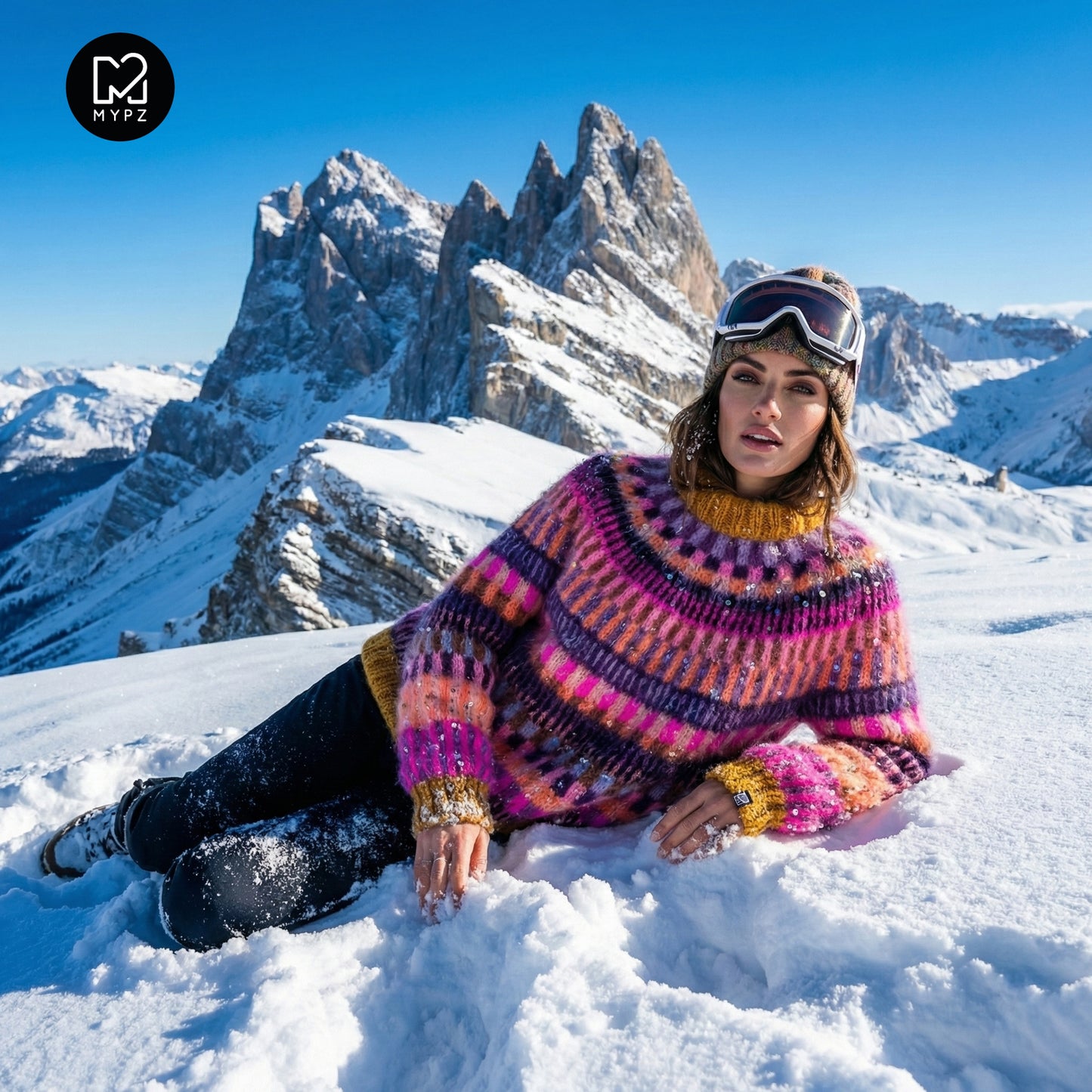 Knitting Kit – MYPZ top-down sweater Boho Firefly No6 (ENG-NL-DE)