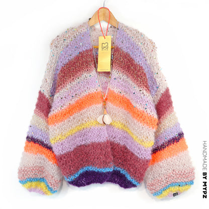 Knitting Kit – Light Mohair Cardigan Sasha No.12 (ENG-NL-DE)