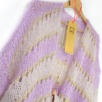 Knitting kit – MYPZ Light Mohair Cardigan Macha No10 (ENG-NL-DE-FR-ES)