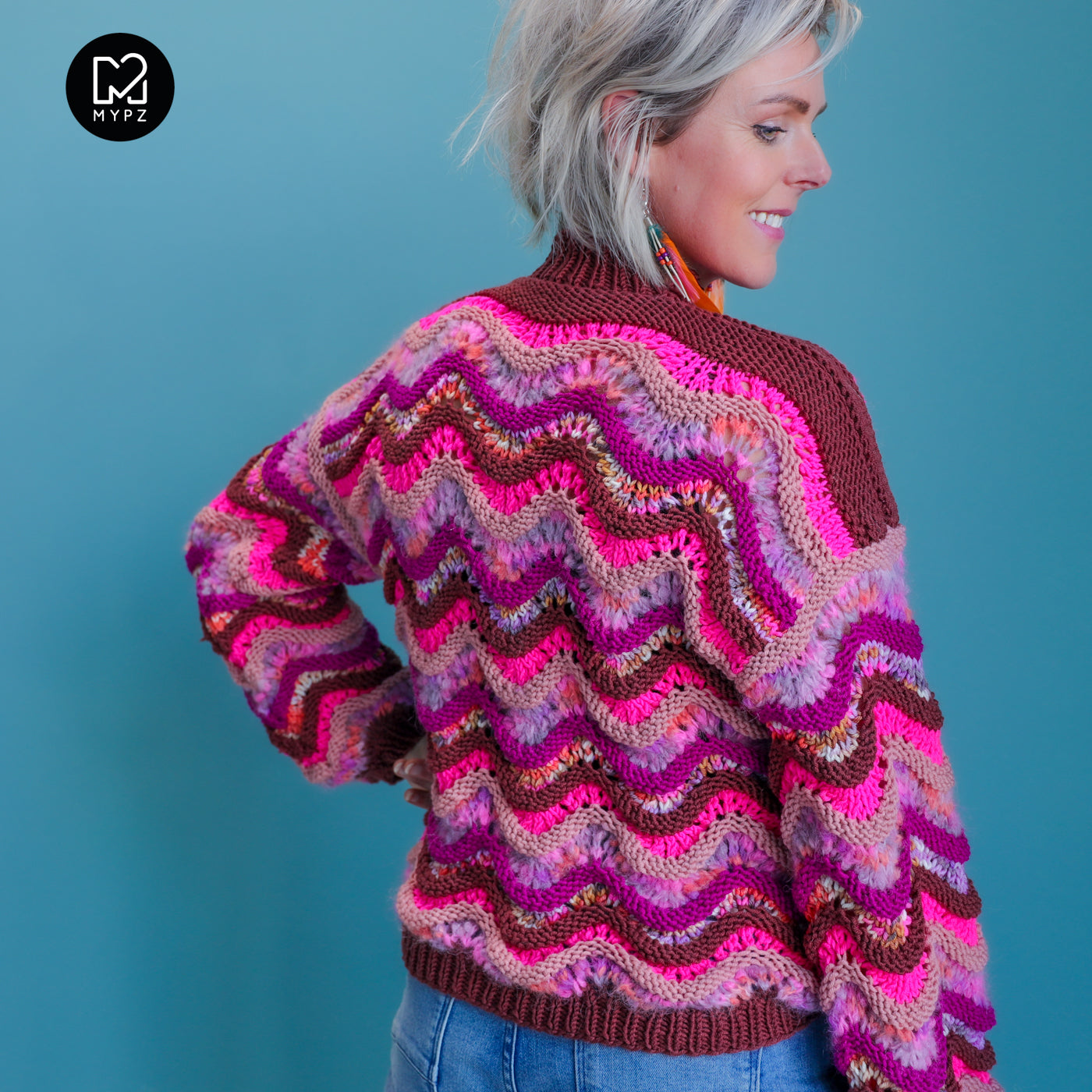 Knit Pattern – MYPZ Wave Pullover Marigold No.6 (ENG-NL-DE)