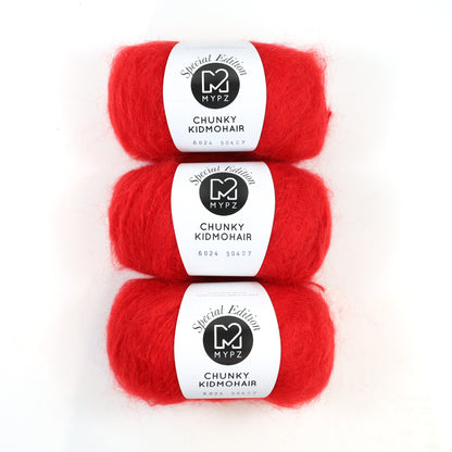 MYPZ Chunky Kidmohair DK Special Edition - Red