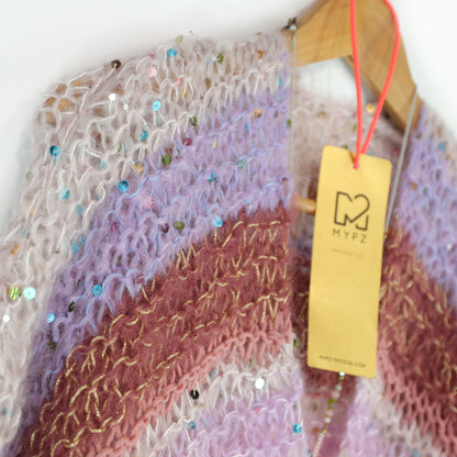 Knitting Kit – Light Mohair Cardigan Sasha No.12 (ENG-NL-DE)