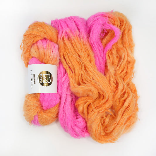 MYPZ Suri Silk DK – hand-dyed Orange-Pink