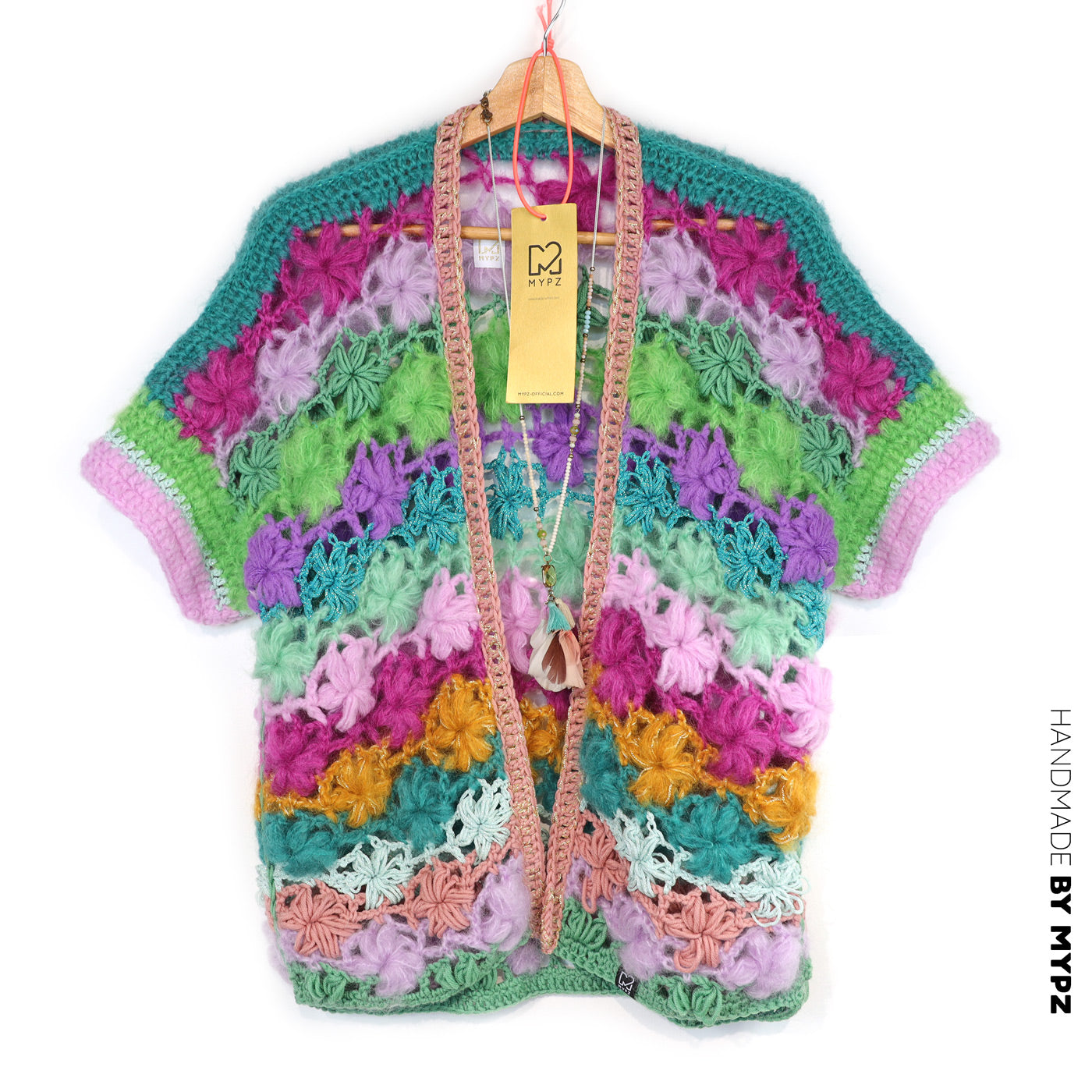 Crochet pattern - MYPZ Wildflower cardigan (ENG-NL-DE-FR-ES)