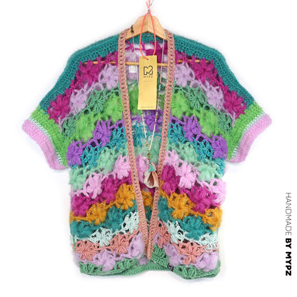 Crochet pattern - MYPZ Wildflower cardigan (ENG-NL-DE-FR-ES)