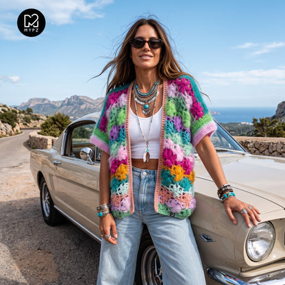Crochet pattern - MYPZ Wildflower cardigan (ENG-NL-DE-FR-ES)