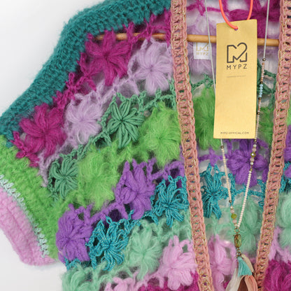Crochet pattern - MYPZ Wildflower cardigan (ENG-NL-DE-FR-ES)