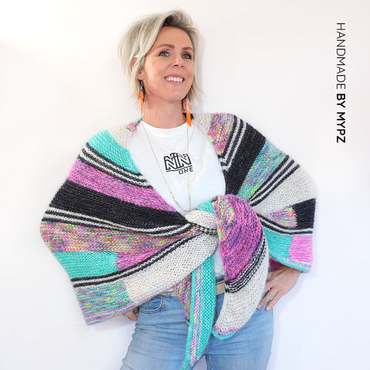 Knitting Kit - Wings of Color Shawl No6 (ENG-NL)