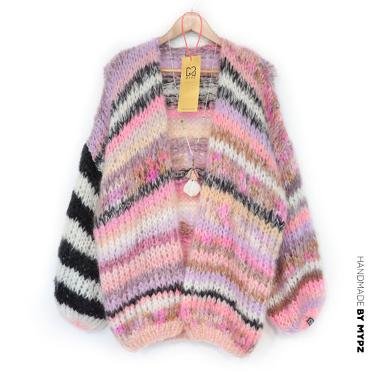 MYPZ Chunky Mohair Cardigan Funky Caramel