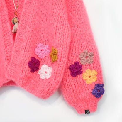 Coral Hoodie cardigan