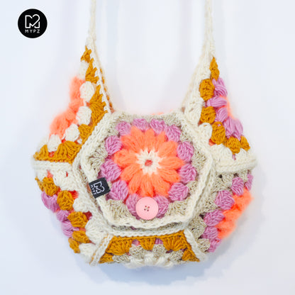 Crochet kit - MYPZ hexagon bag Elite (ENG-NL-DE)