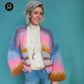 MYPZ Chunky Mohair Cardigan Blue Moon