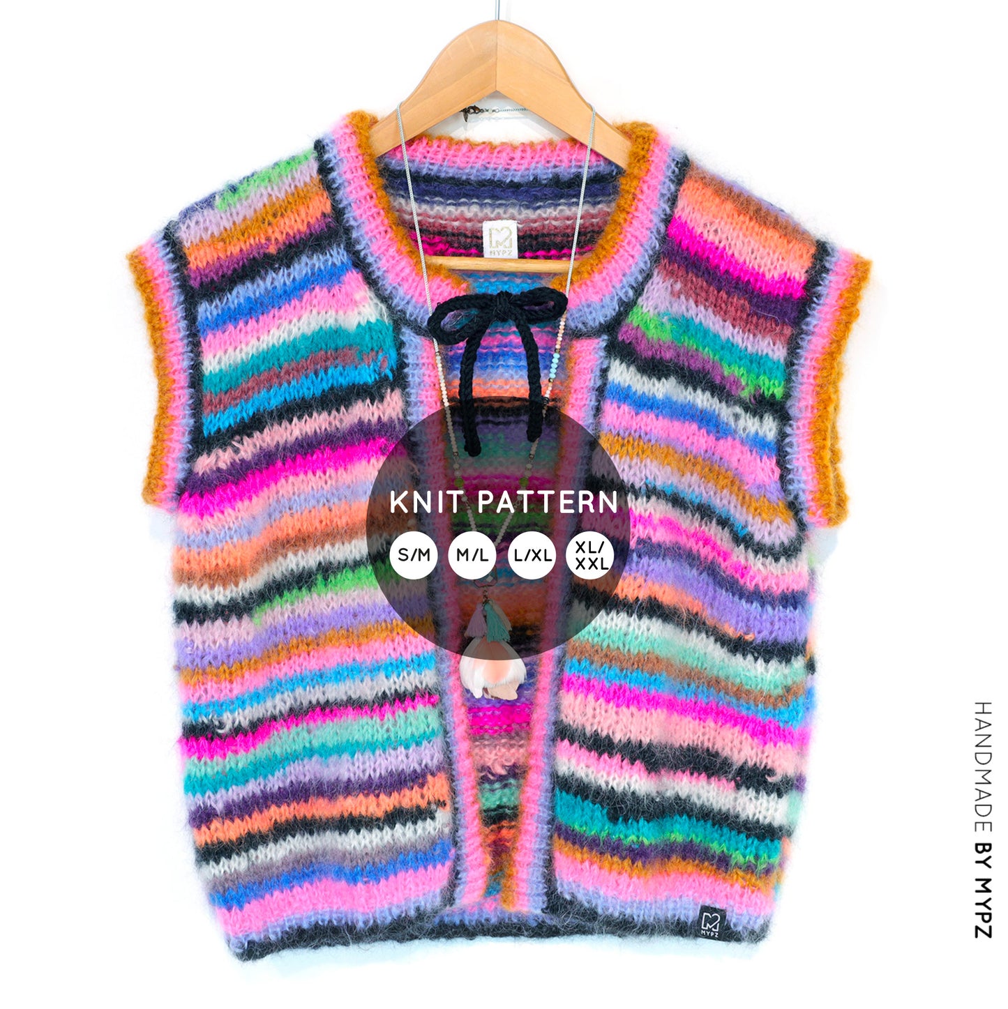 Knit pattern - MYPZ Vest Funkytown no6 (ENG-NL)