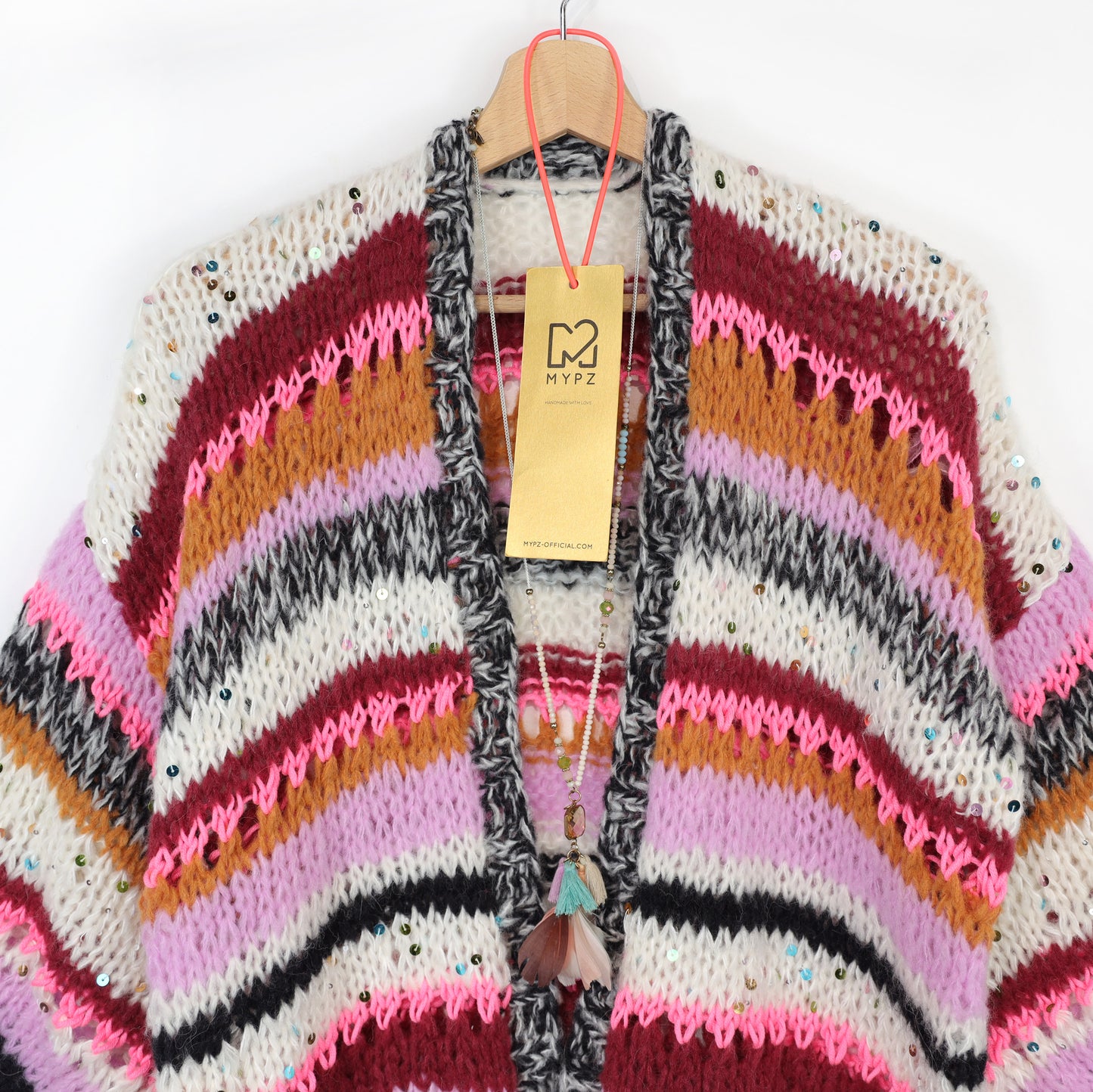 MYPZ Light Alpaca Cardigan Twinkle Berry