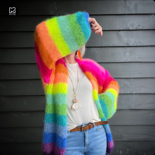 Neuleohje – MYPZ Light Mohair -neuletakki Bowie No10 (ENG-DE-NL-ES-FR-IT-DA-SV-NO)