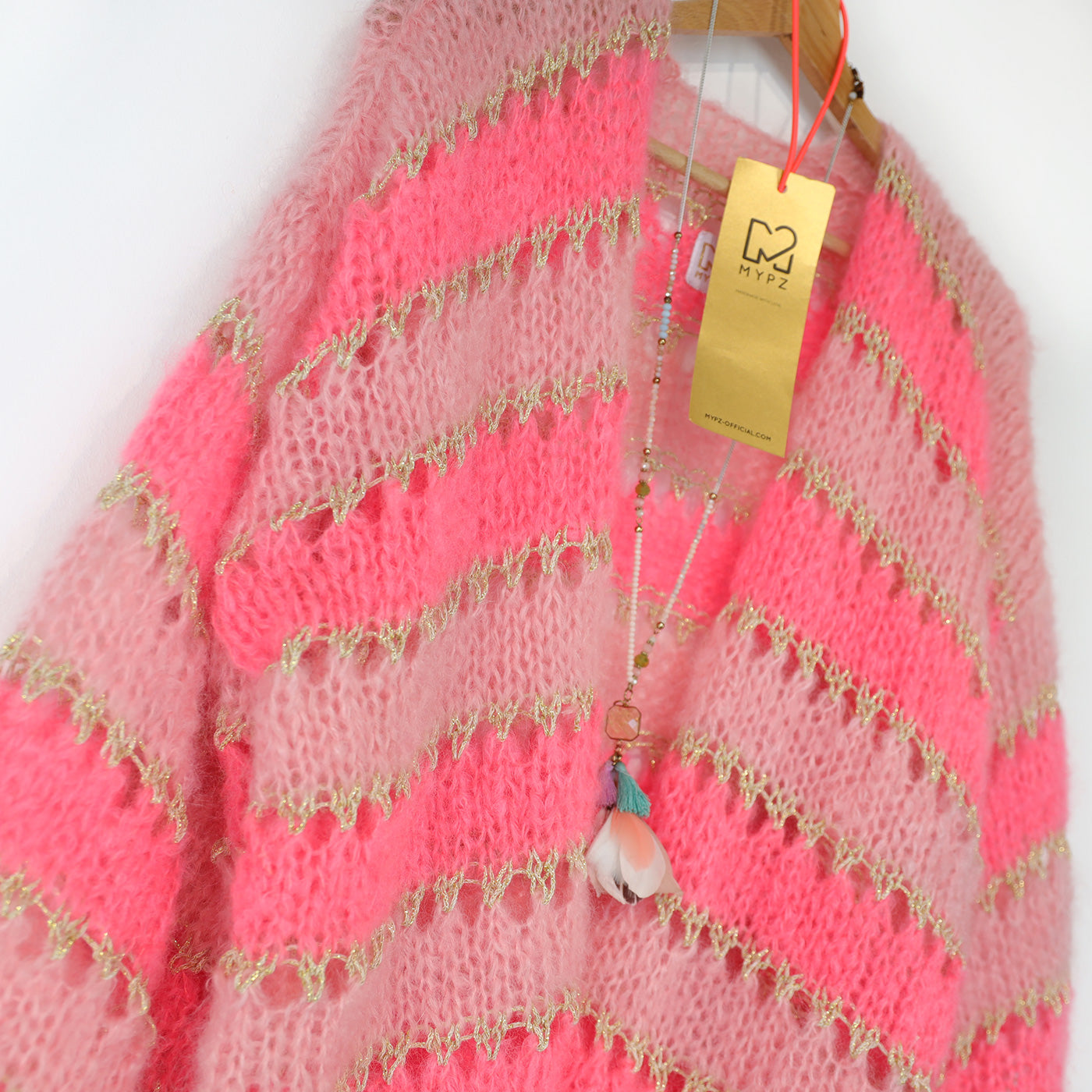 Knitting kit – MYPZ Short Light Mohair Cardigan Summerflow No10 (ENG-NL-DE)