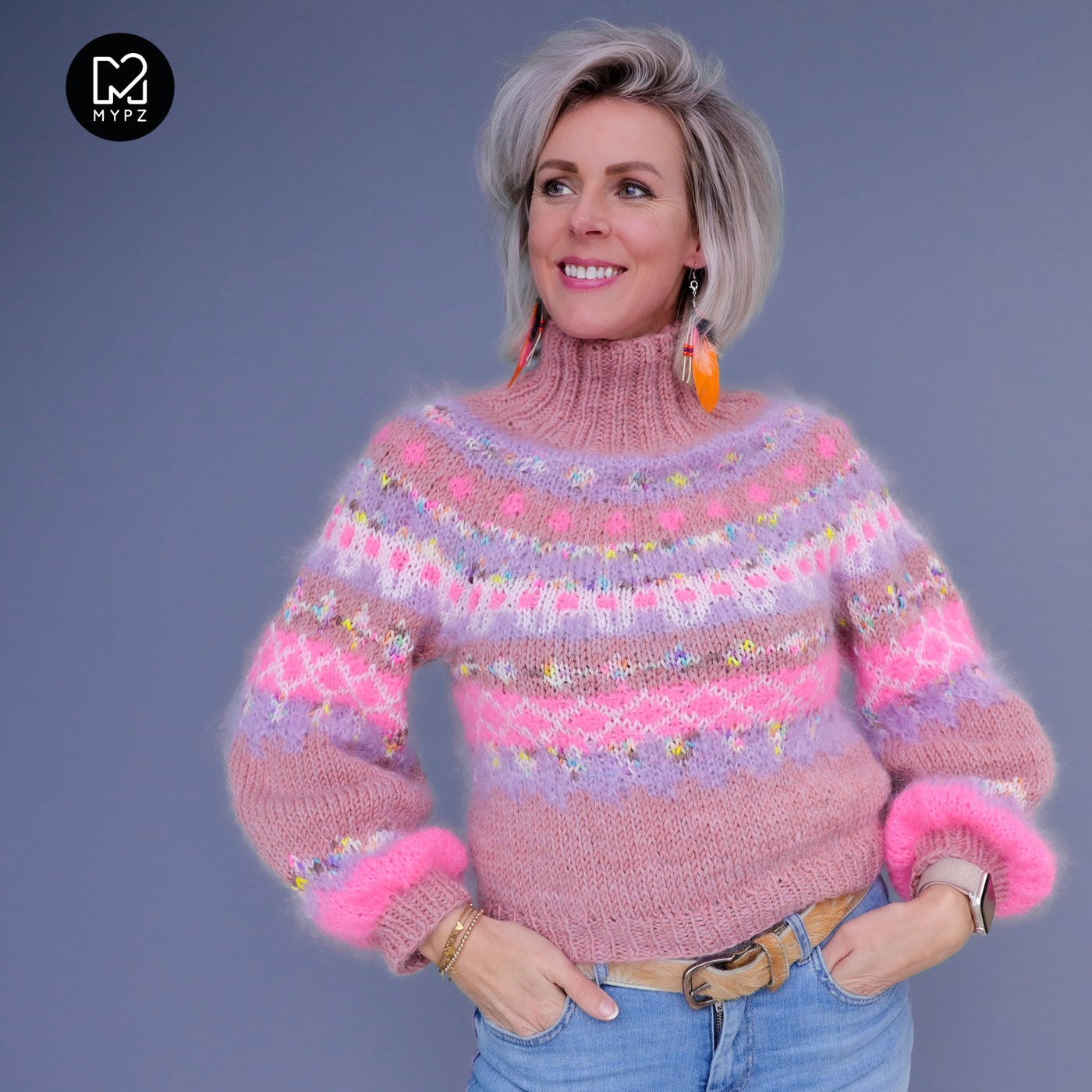 Knitting Kit – MYPZ top-down sweater Lovely No6 (ENG-NL-DE)