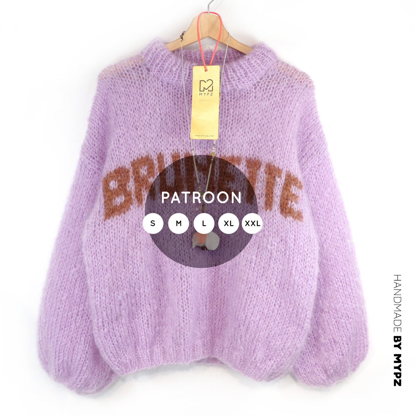 Knit pattern – MYPZ Light Mohair Pullover Brunette No8 (ENG-DE-NL)