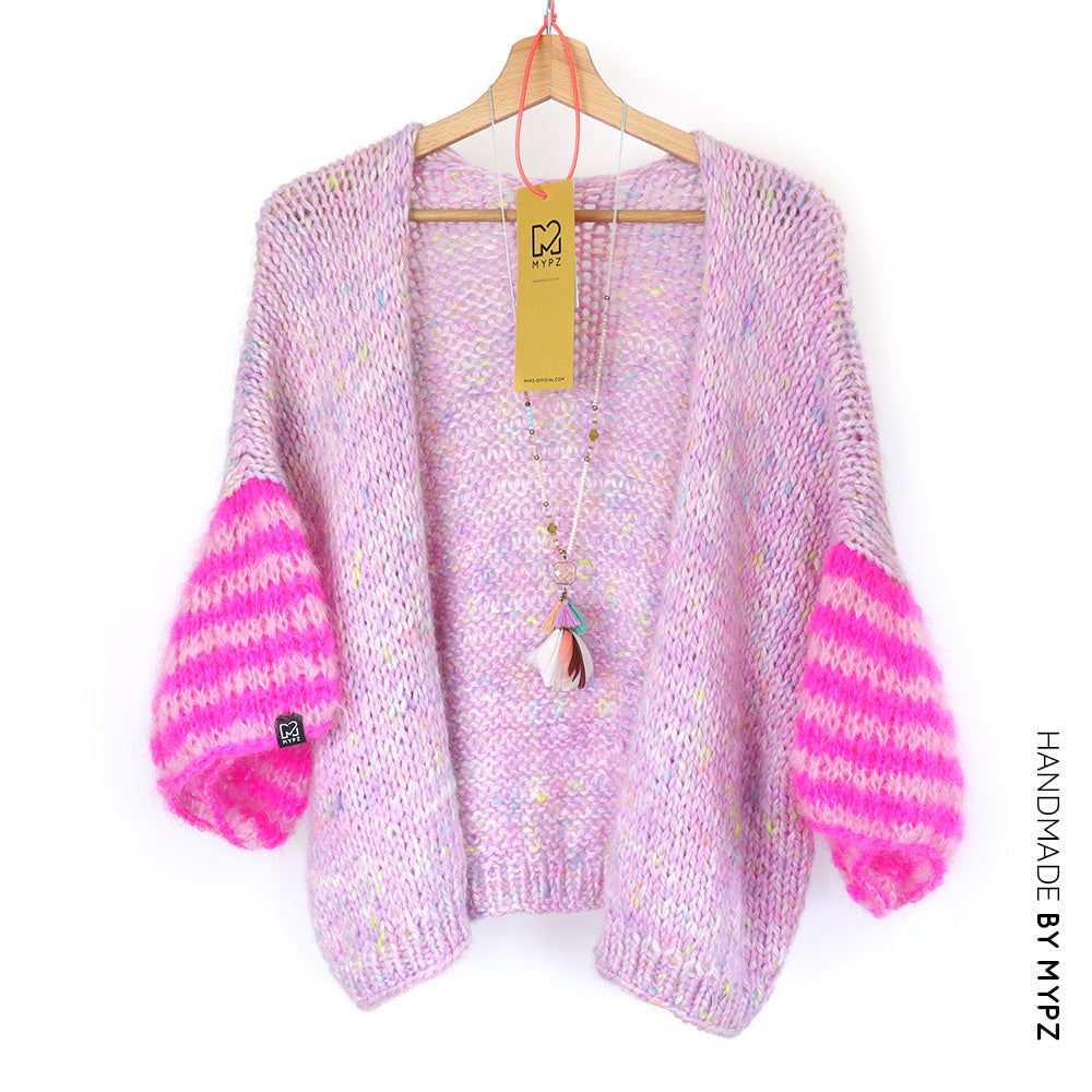 Knitting pattern – MYPZ short Alpaca-Mohair Cardigan Adorable No10 (ENG-NL)