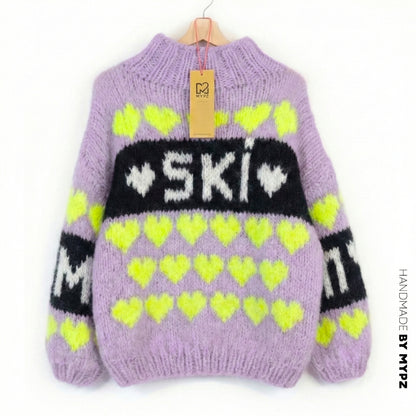Knitting Kit – MYPZ Chunky Mohair Pullover Ski Crush No.9 (ENG-NL-DE)