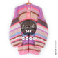 Knitting kit – MYPZ Basic Light Mohair Cardigan Coral No10 (ENG-NL-DE)