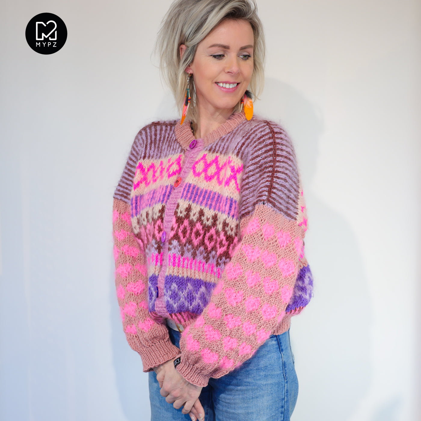 Knitting pattern – MYPZ Cardigan True Love No6 (ENG-NL-DE)