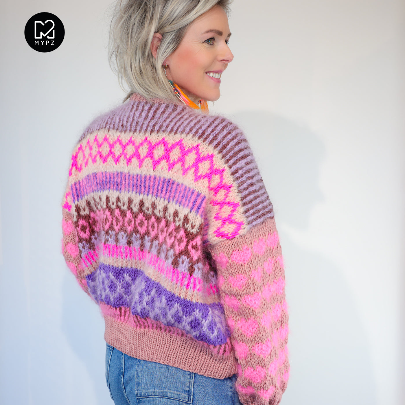 Knitting Kit – MYPZ Nordic cardigan True Love No6 (ENG-NL-DE)