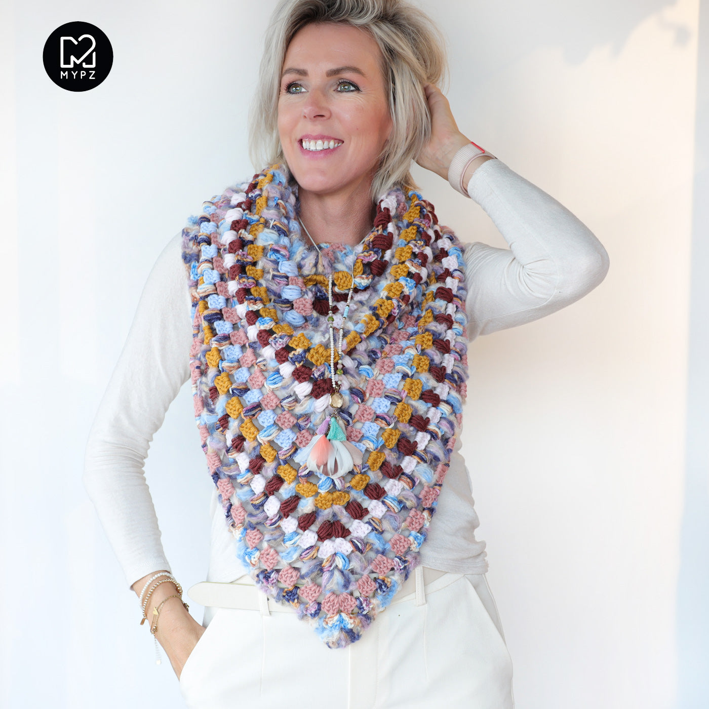 Crochet pattern – MYPZ Shawl Western (ENG-NL)