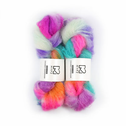 MYPZ Chunky kidmohair – hand-dyed Ibiza