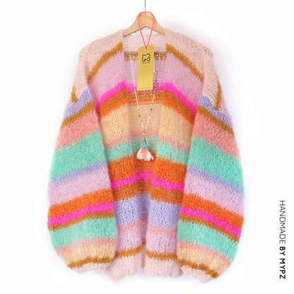 Knitting kit – MYPZ Basic Light Mohair Cardigan Talia No10 (ENG-NL)