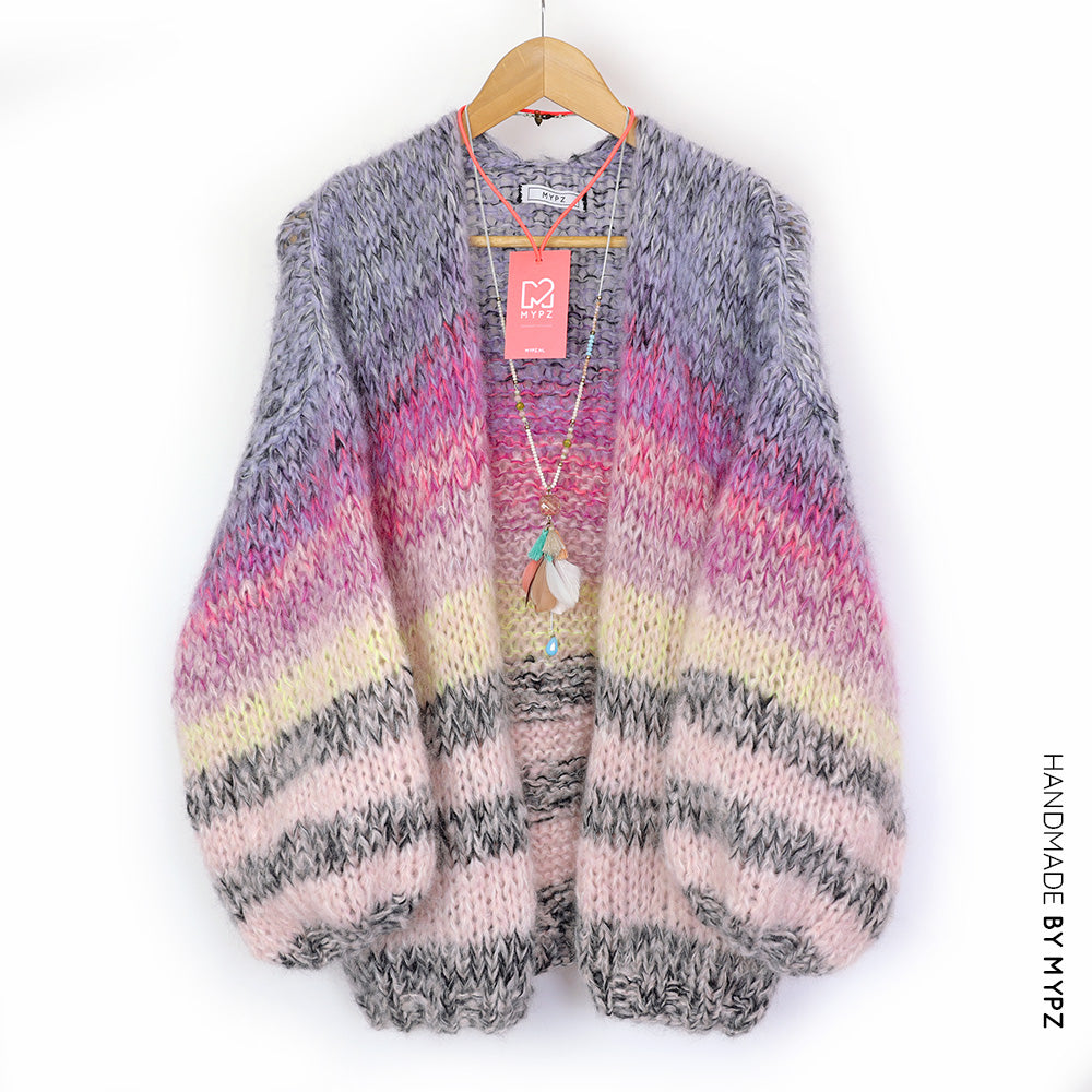 MYPZ Chunky Mohair Cardigan Mustang